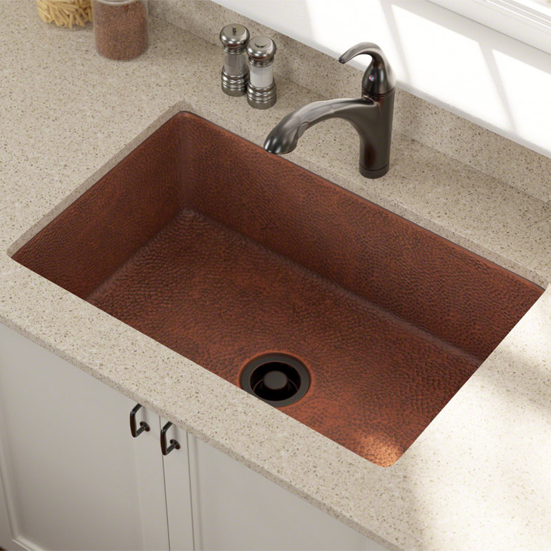 MRDirect Copper 33" L x 22" W Undermount Kitchen Sink & Reviews Wayfair